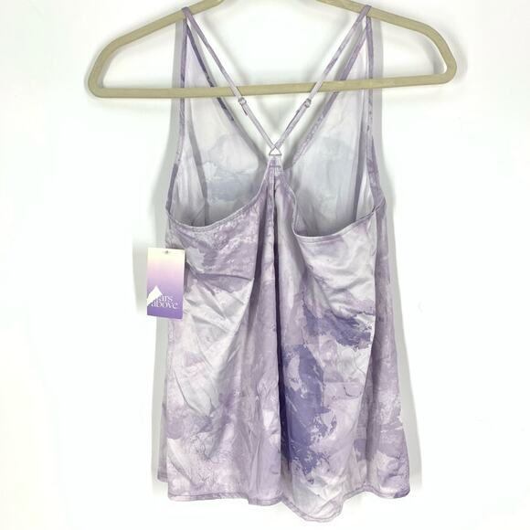 Stars Above Women's Purple Tie-Dye Satin Sleep Camisole Size XS - Picture 4 of 6
